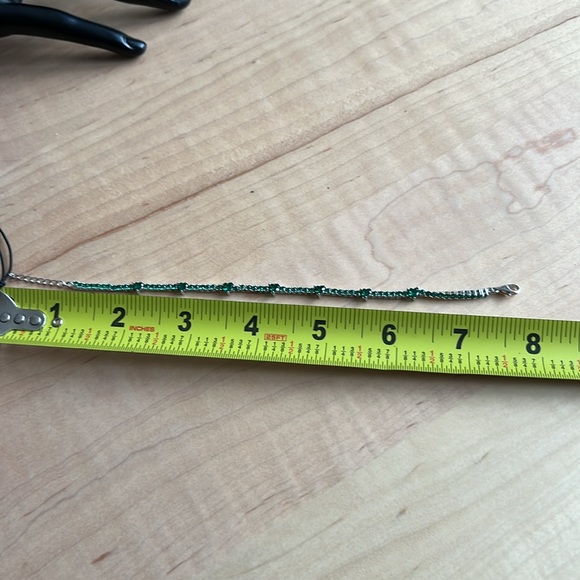 🆕 RACHEL ZOE Emerald Heart Bracelet - Picture 5 of 5